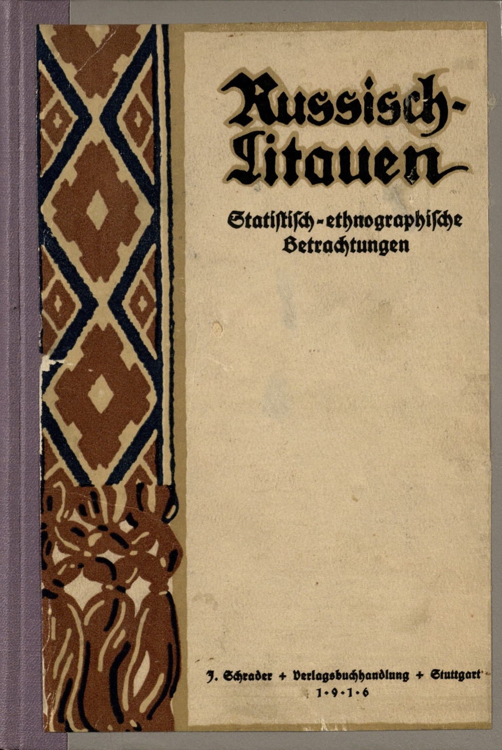 Petro Klimo studijoje „Russisch-Litauen. Statistisch-ethnographische Betrachtungen“ išspausdintoje K. Werbelio pseudonimu Štutgarte 1916 m., apibrėžtos lietuvių etnografinės ribos