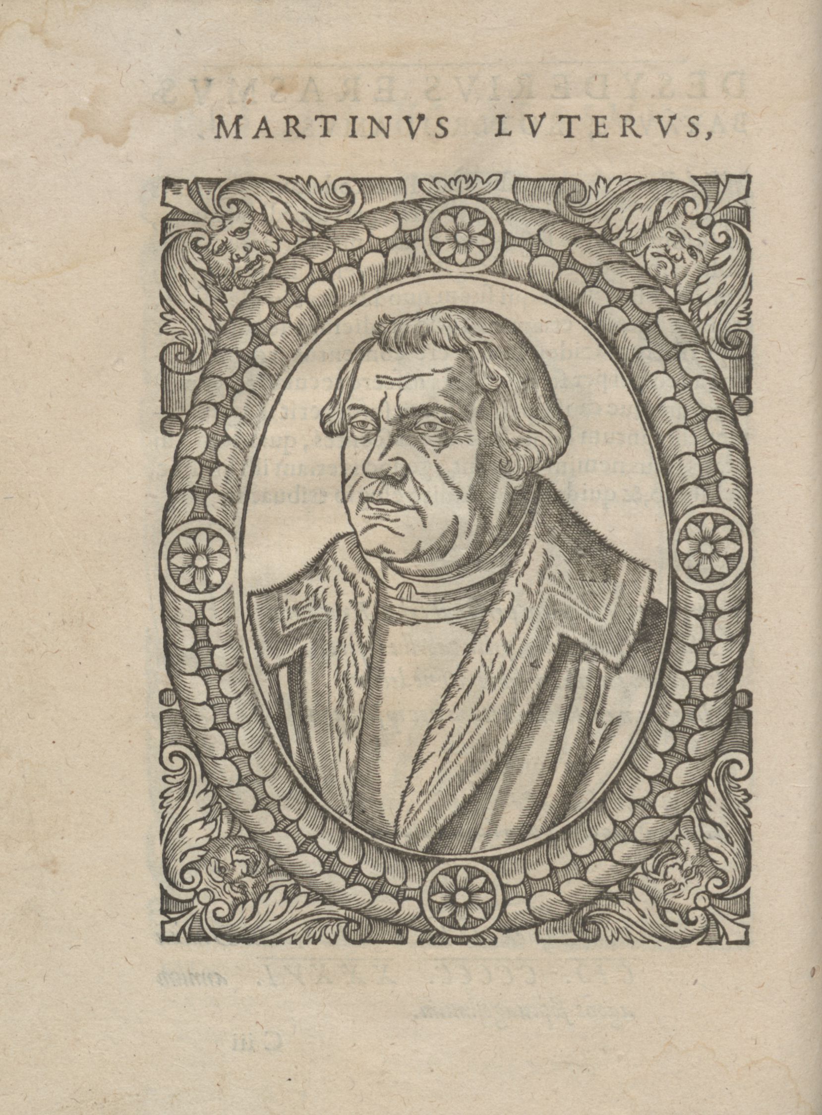 Martiną Lutherį  (1483–1546) vaizduojanti graviūra
