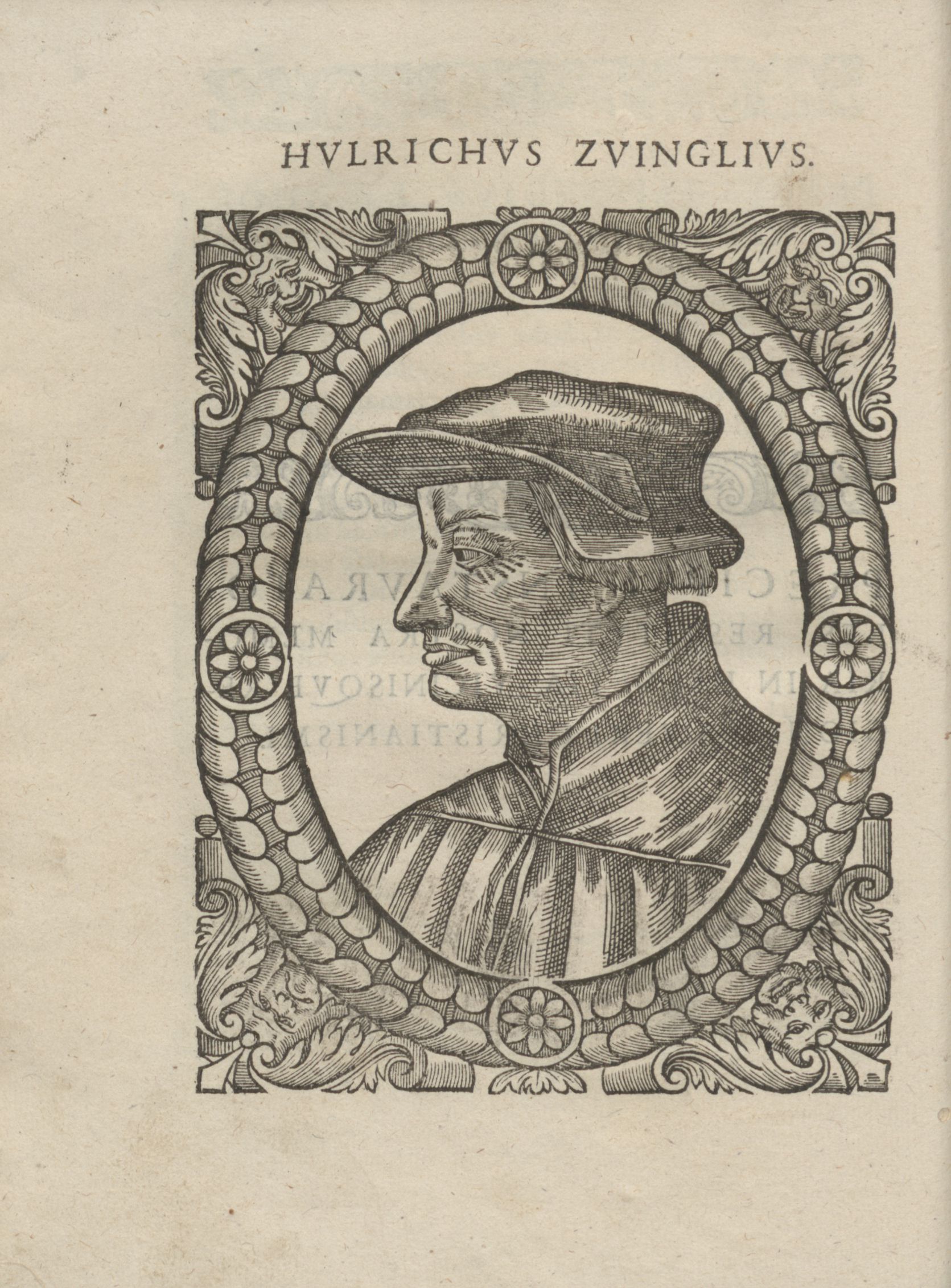 Ulrichą Zwinglį (1484–1531) vaizduojanti graviūra