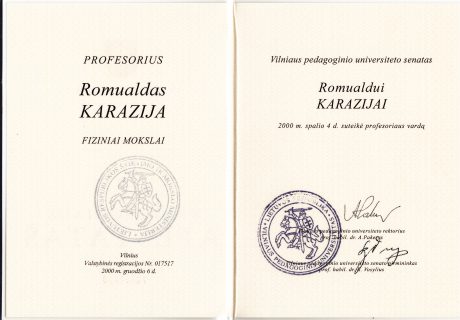 Profesoriaus atestatas