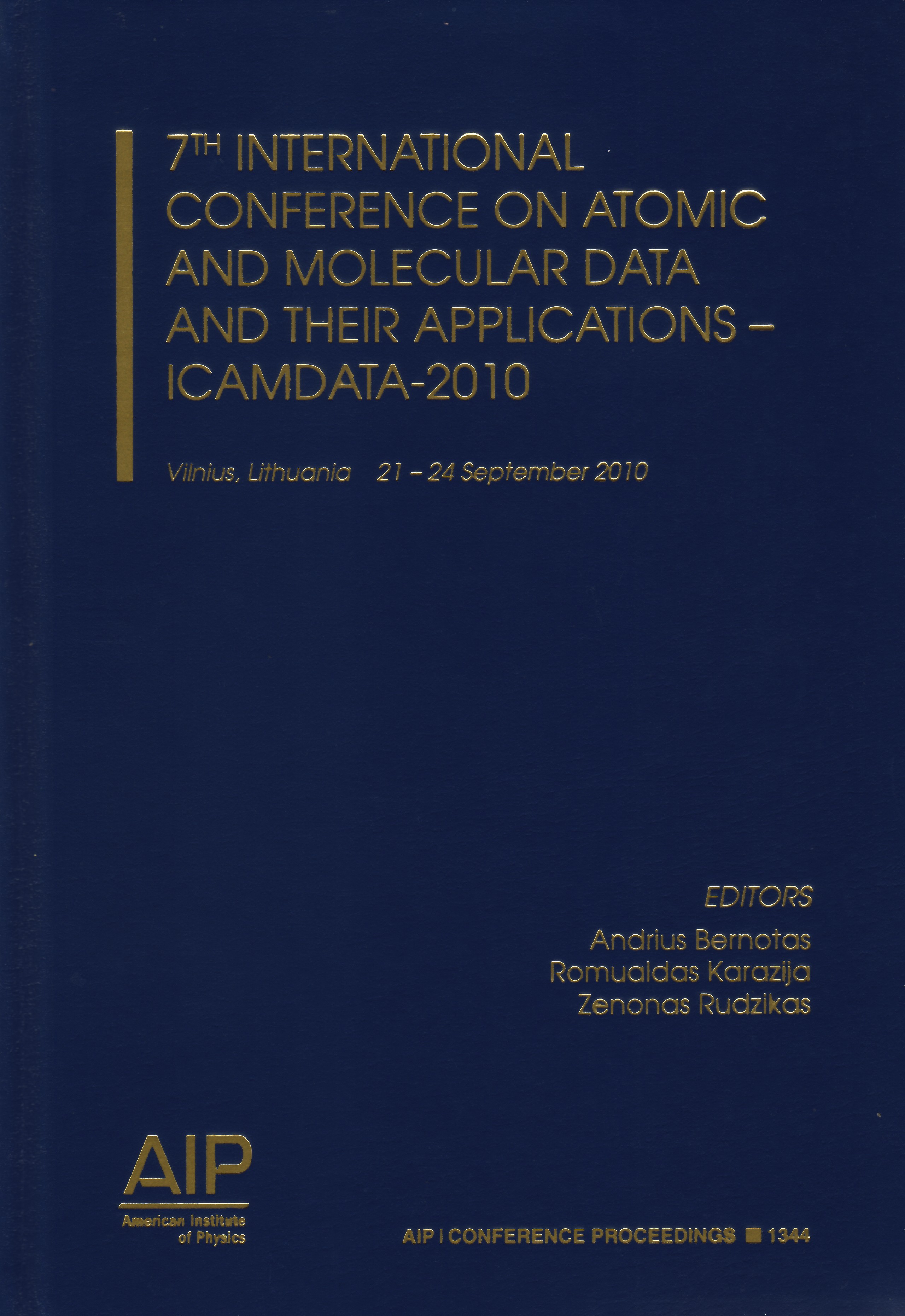 Tarptautinės daugiakrūvių jonų fizikos konferencijos darbai