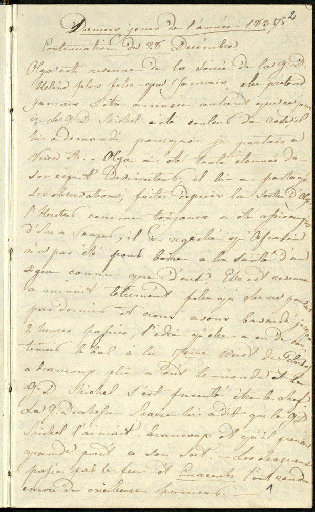 Olgos Kalinauskytės-Oginskienės dienoraštis 1838–1839
