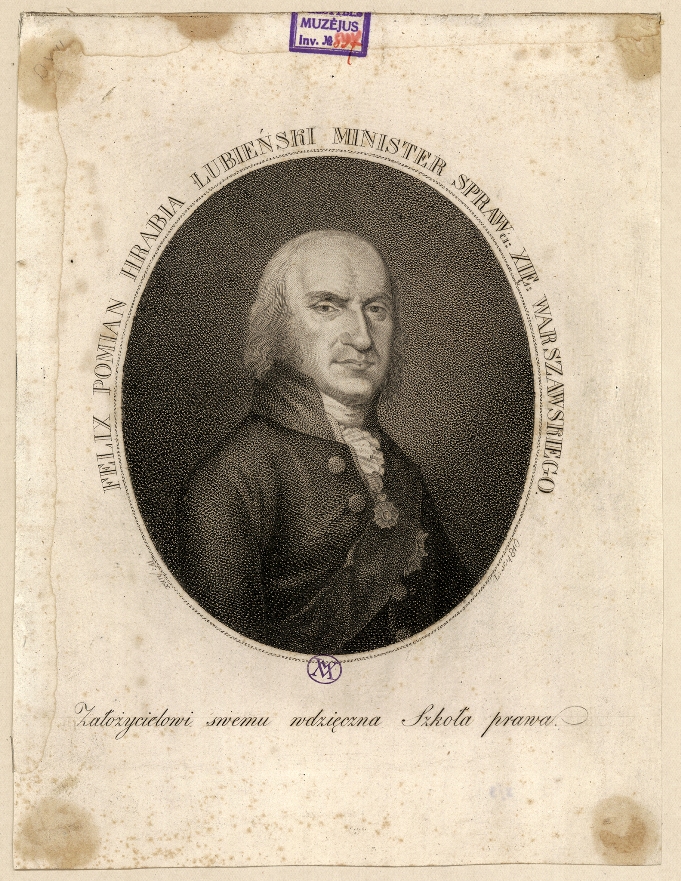 Politinis veikėjas ir teisininkas Feliksas Łubieńskis (1758–1848)