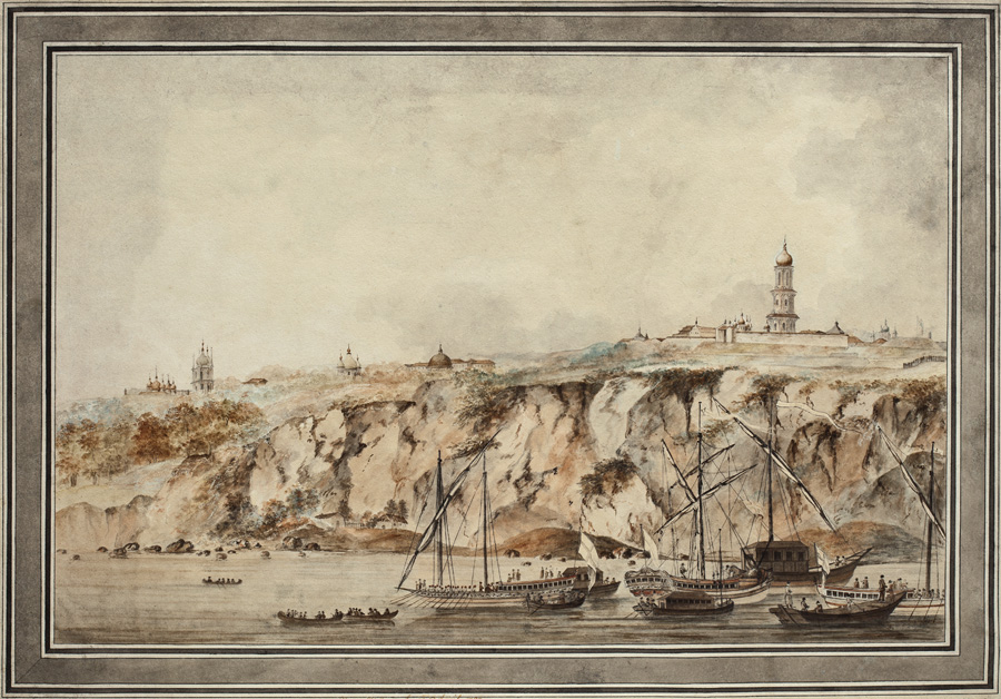 Kijevo vaizdas 1787 metų balandžio mėnesio 22