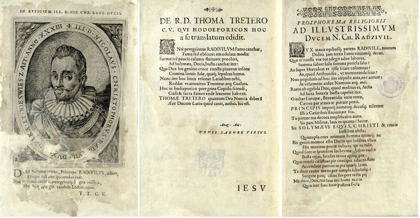 Hierosolymitana peregrinatio illustrissimi domini Nicolai Christophori Radzivili […]